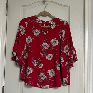 Pretty valentine flirty top
